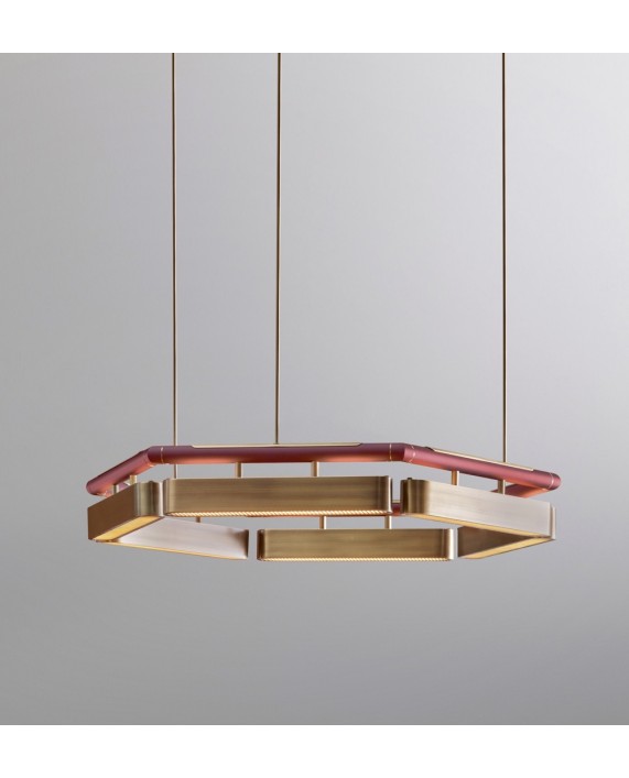 Bert Frank Colt Hexagon Pendant Lamp